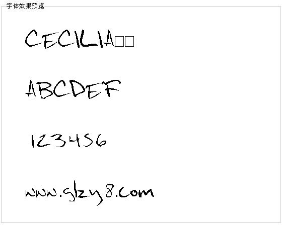 CECILIA字体