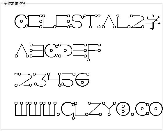 Celestial2字体