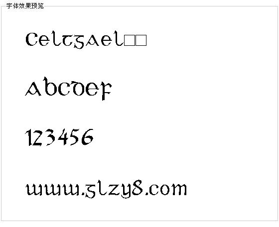 Celtgael字体