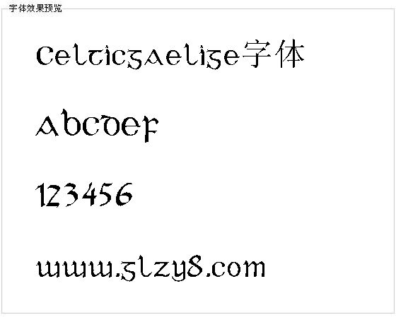 Celticgaelige字体