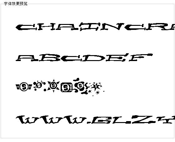 Chaincrank字体