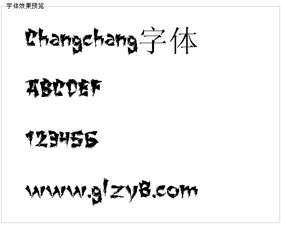 Changchang字体