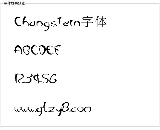 Changstein字体