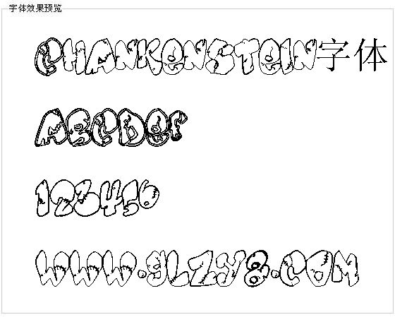 Chankenstein字体