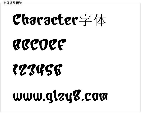 Character字体