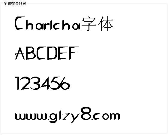 Charlcha字体