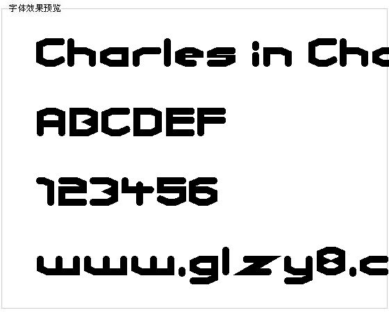 Charles in Charge字体