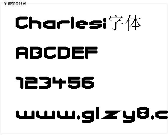 Charlesi字体