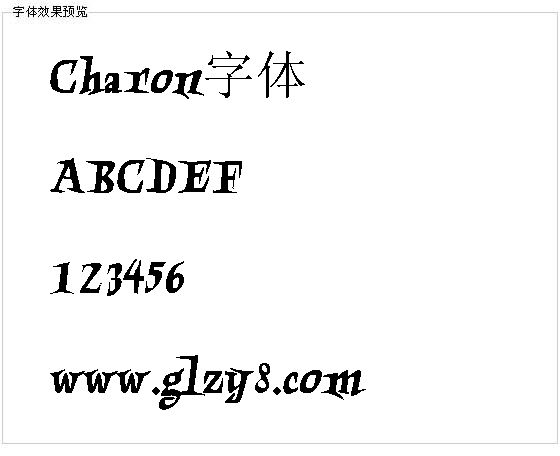 Charon字体