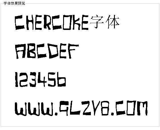 Chercoke字体