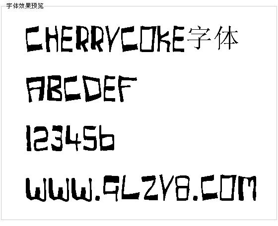 Cherrycoke字体