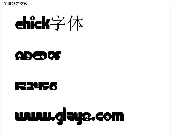 Chick字体