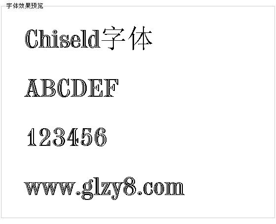 Chiseld字体