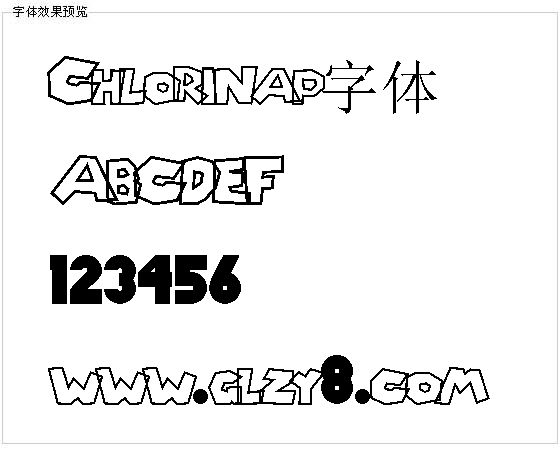 Chlorinap字体
