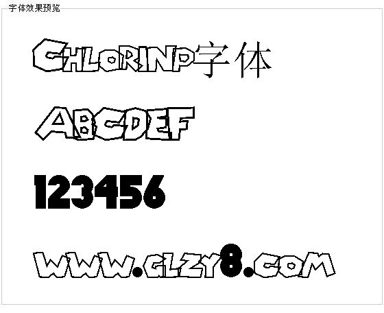 Chlorinp字体