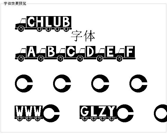 Chlub字体