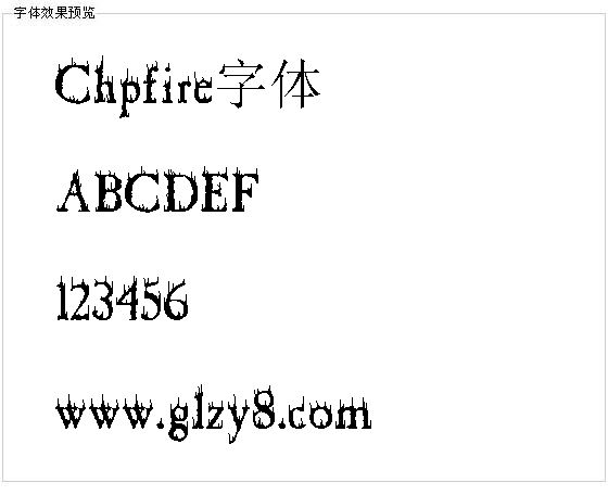 Chpfire字体
