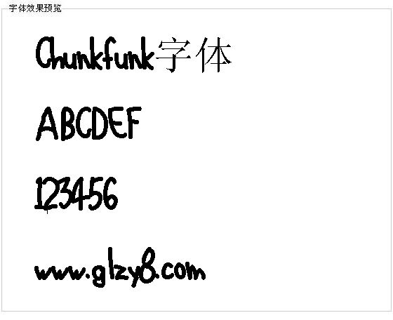 Chunkfunk字体