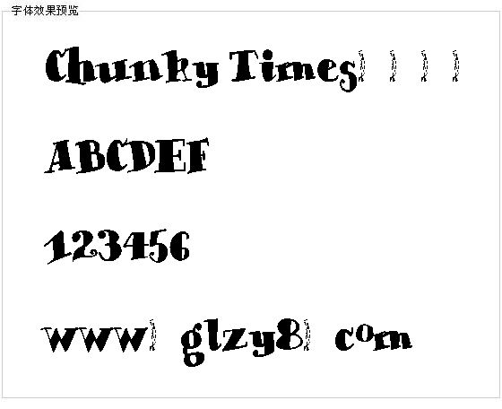 Chunky Times字体下载