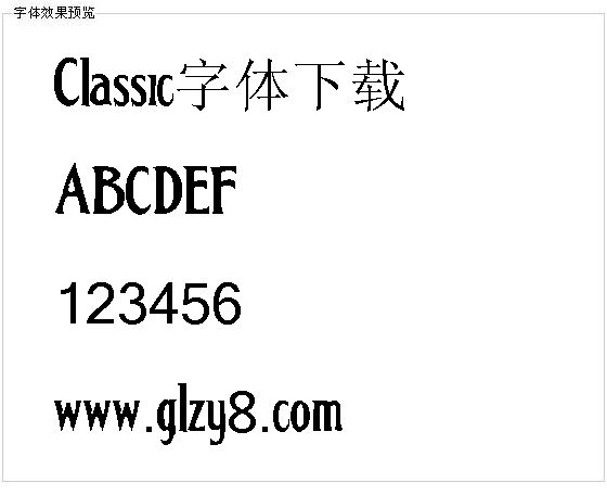 Classic字体下载