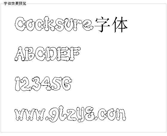 Cocksure字体
