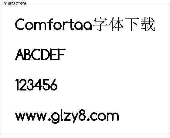 Comfortaa字体下载