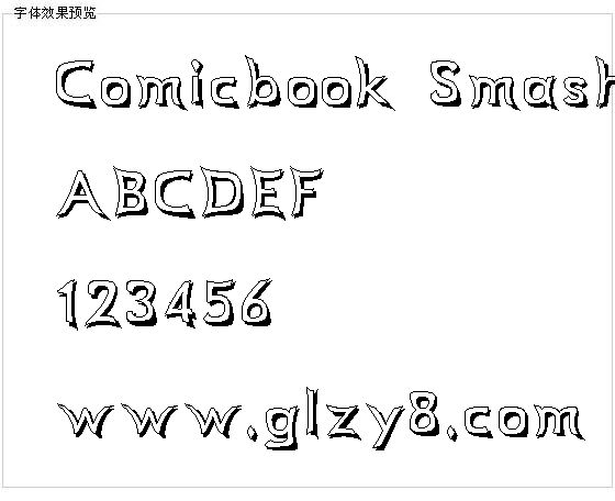 Comicbook Smash字体