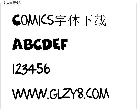 Comics字体下载