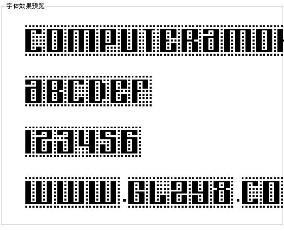 Computeramok字体