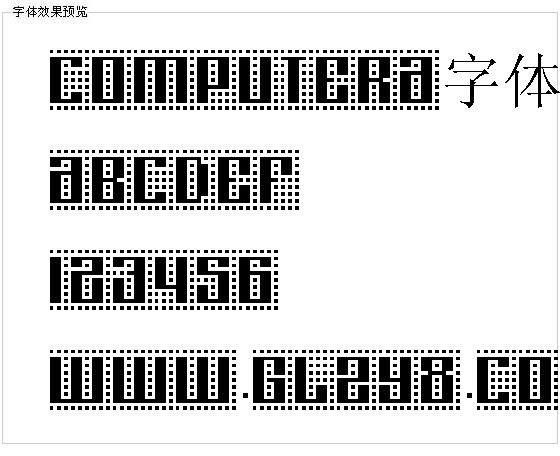 Computera字体