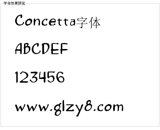 Concetta字体