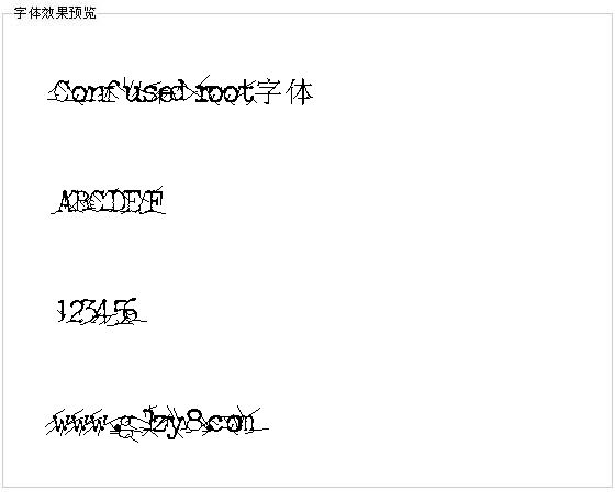 Confusedroot字体