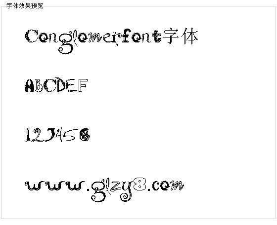 Conglomerfont字体