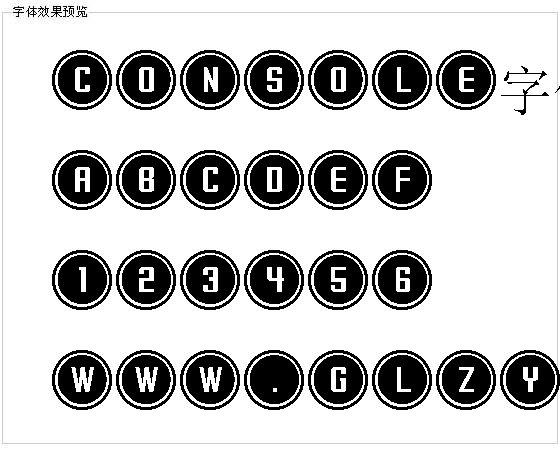 Console字体