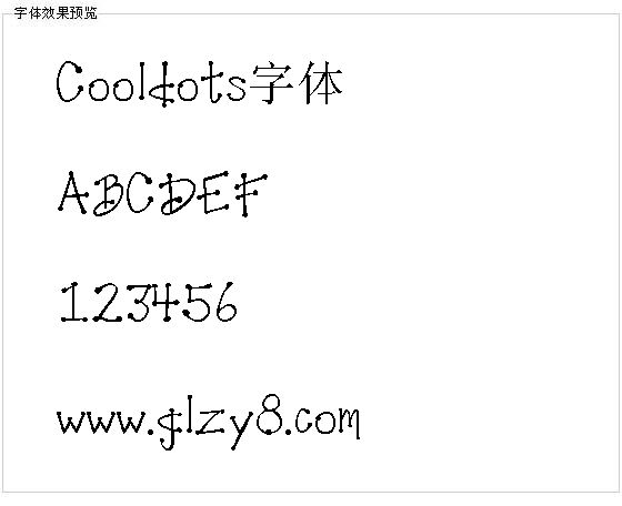 Cooldots字体