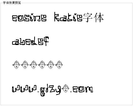 Cosine Katie字体