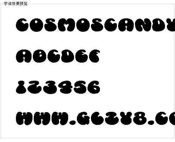 Cosmoscandy字体