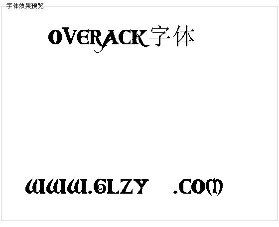 Coverack字体