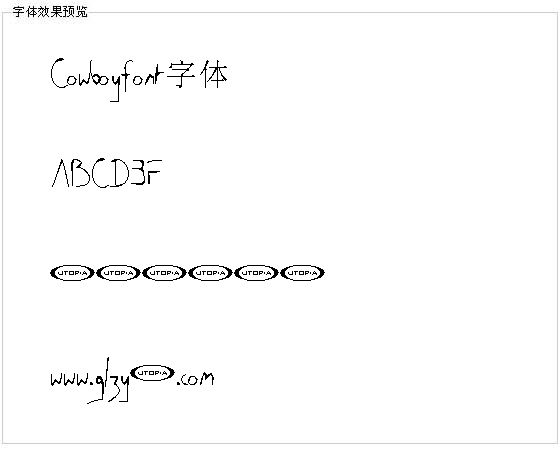 Cowboyfont字体