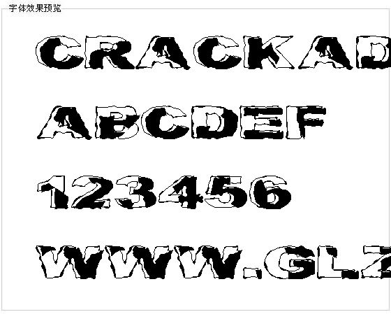 Crackaddict字体