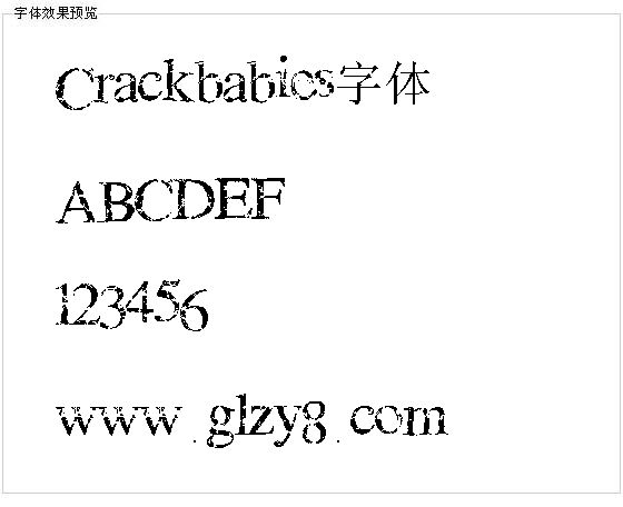 Crackbabies字体