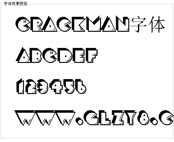 Crackman字体