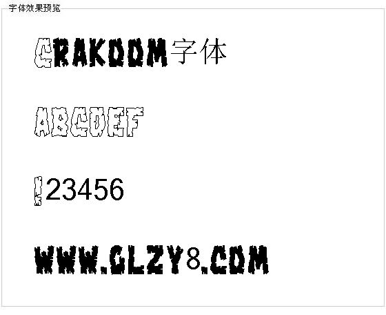 Crakoom字体