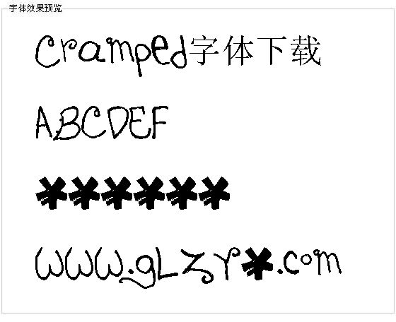 Cramped字体下载