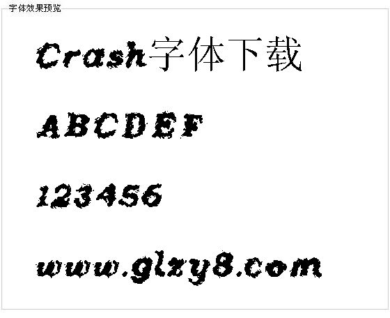 Crash字体下载