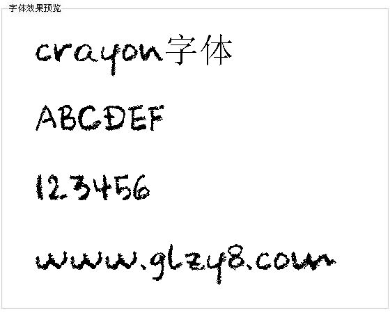 crayon字体