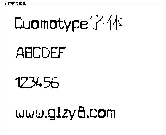 Cuomotype字体