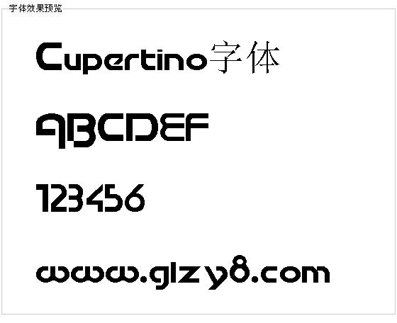 Cupertino字体