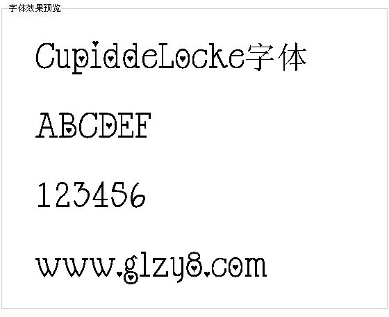 CupiddeLocke字体