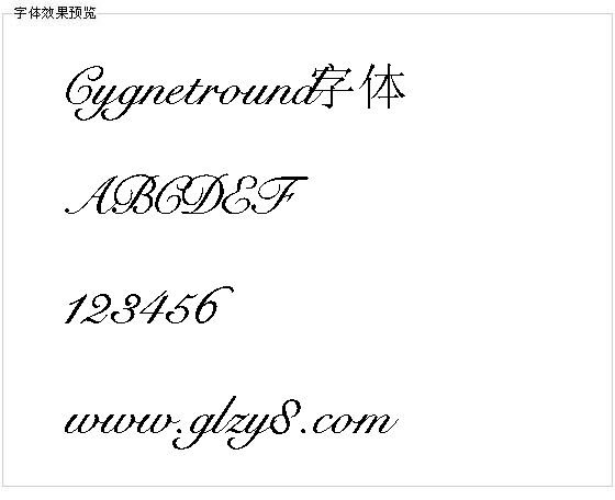 Cygnetround字体